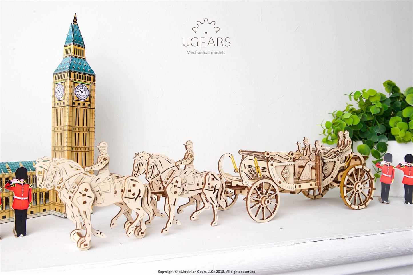 3D Palapeli - 290 palaa - Royal Сarriage - 3Dpalapelit.com