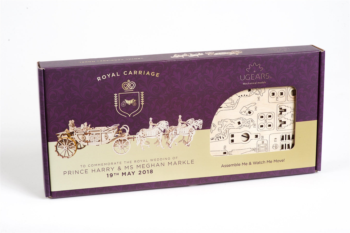 3D Palapeli - 290 palaa - Royal Сarriage - 3Dpalapelit.com