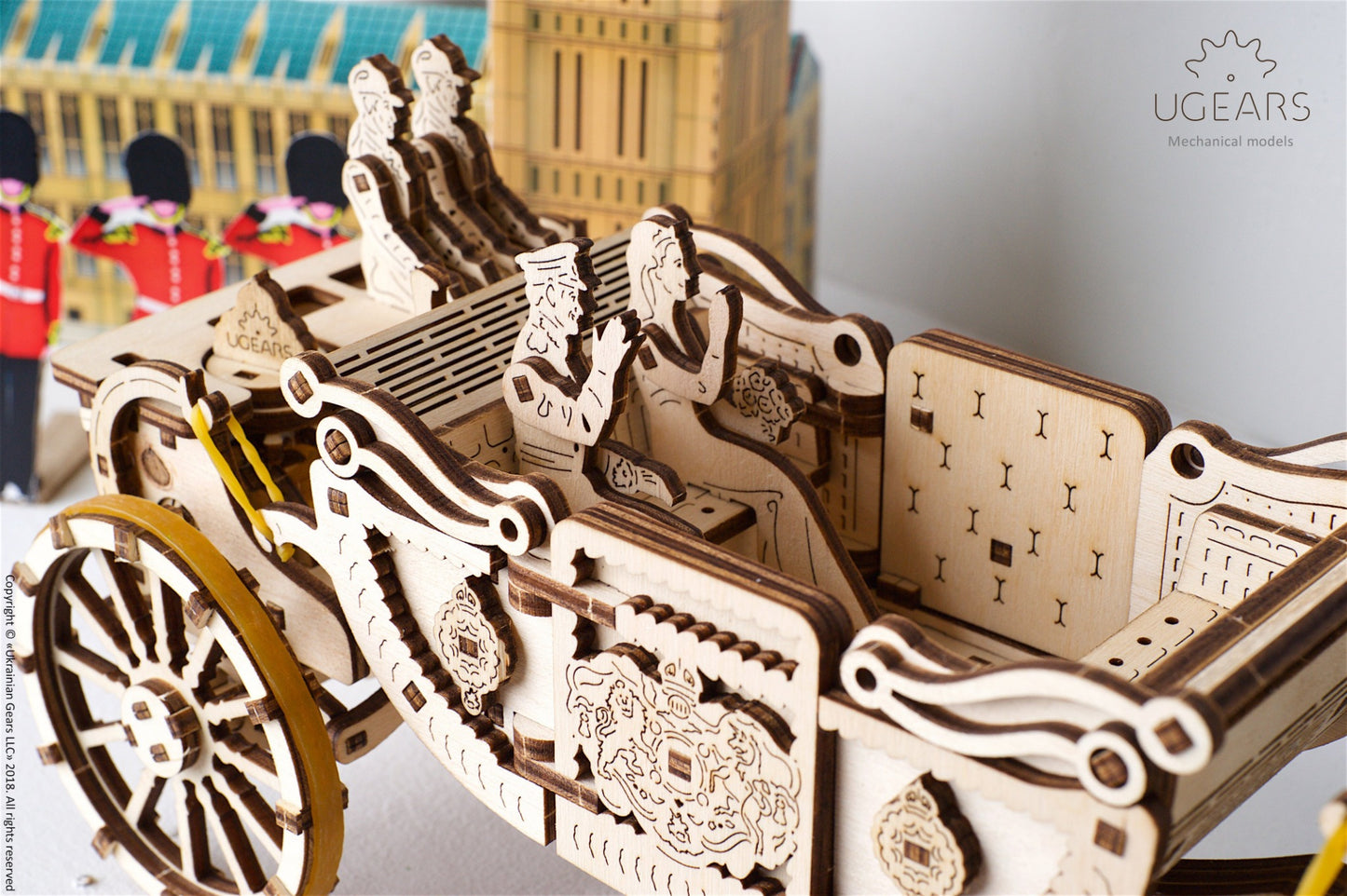 3D Palapeli - 290 palaa - Royal Сarriage - 3Dpalapelit.com