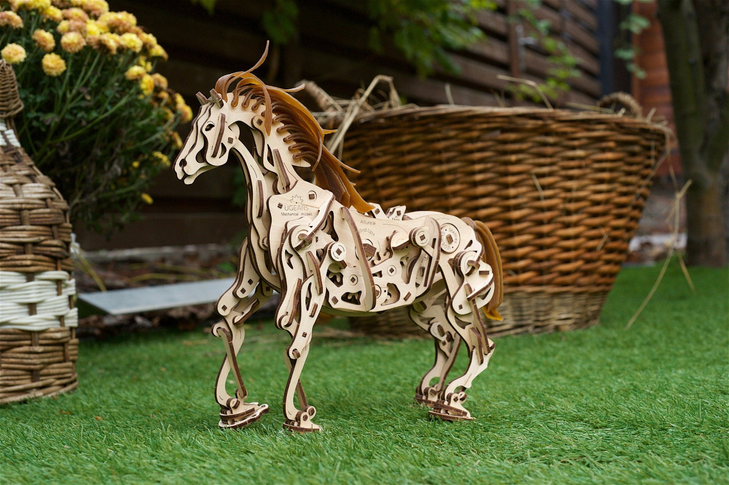 3D Palapeli - 410 palaa - Horse Mechanoid - 3Dpalapelit.com