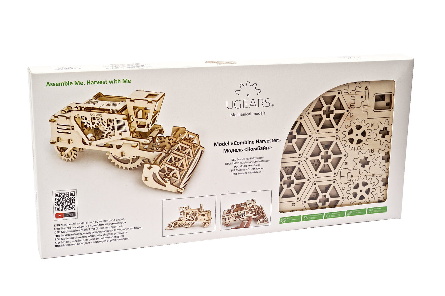 3D Palapeli - 154 palaa - Leikkuupuimuri - 3Dpalapelit.com