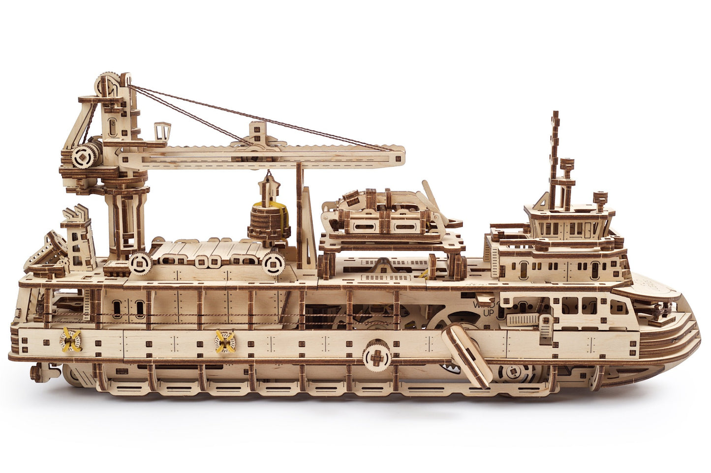 3D Palapeli - 575 palaa - Research Vessel - 3Dpalapelit.com