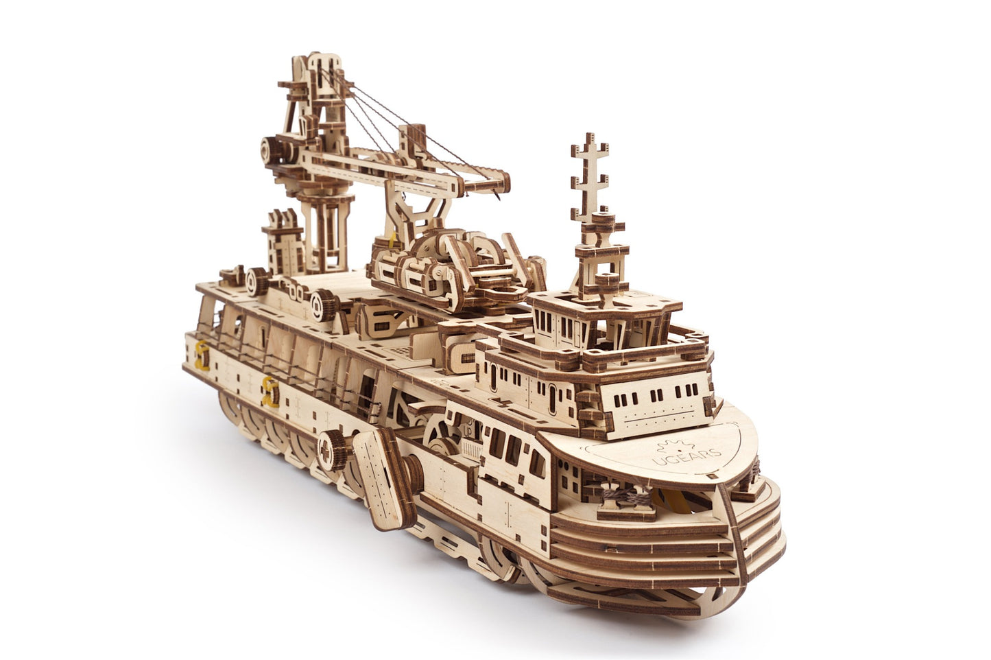 3D Palapeli - 575 palaa - Research Vessel - 3Dpalapelit.com