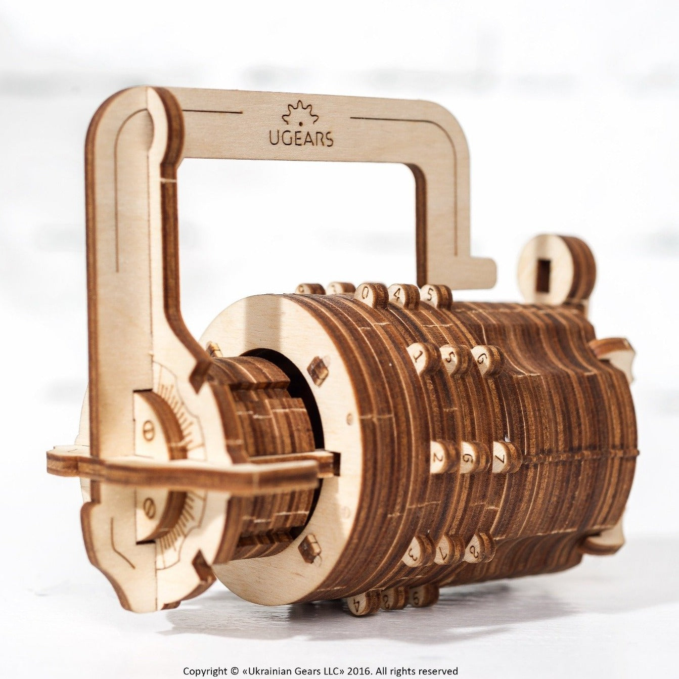 3D Palapeli - 34 palaa - Combination Lock - 3Dpalapelit.com