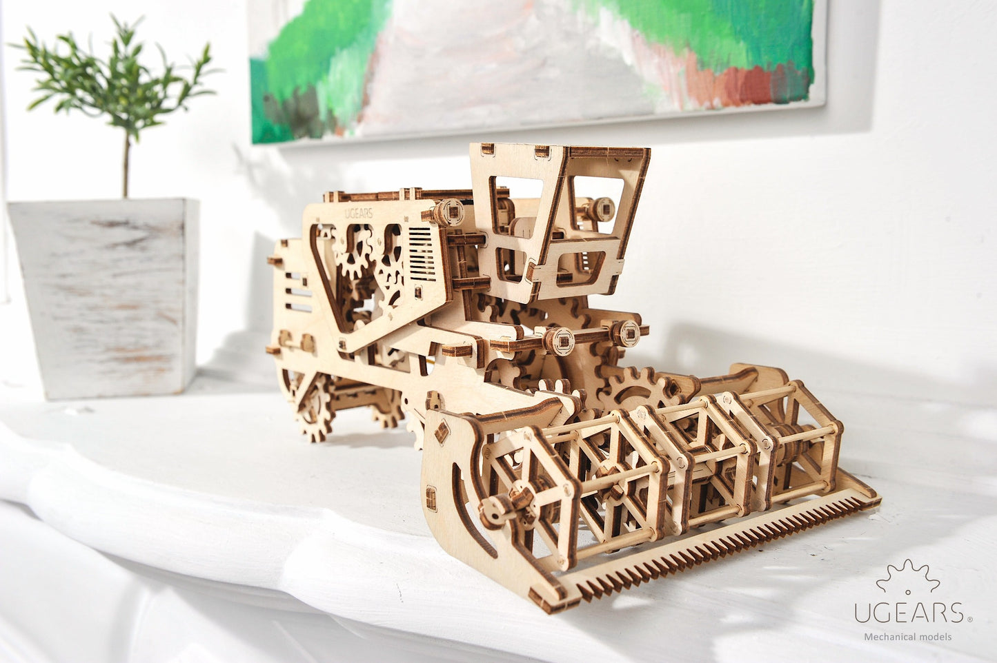 3D Palapeli - 154 palaa - Leikkuupuimuri - 3Dpalapelit.com