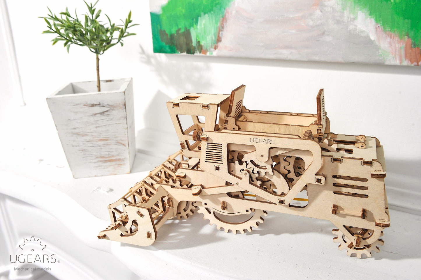 3D Palapeli - 154 palaa - Leikkuupuimuri - 3Dpalapelit.com