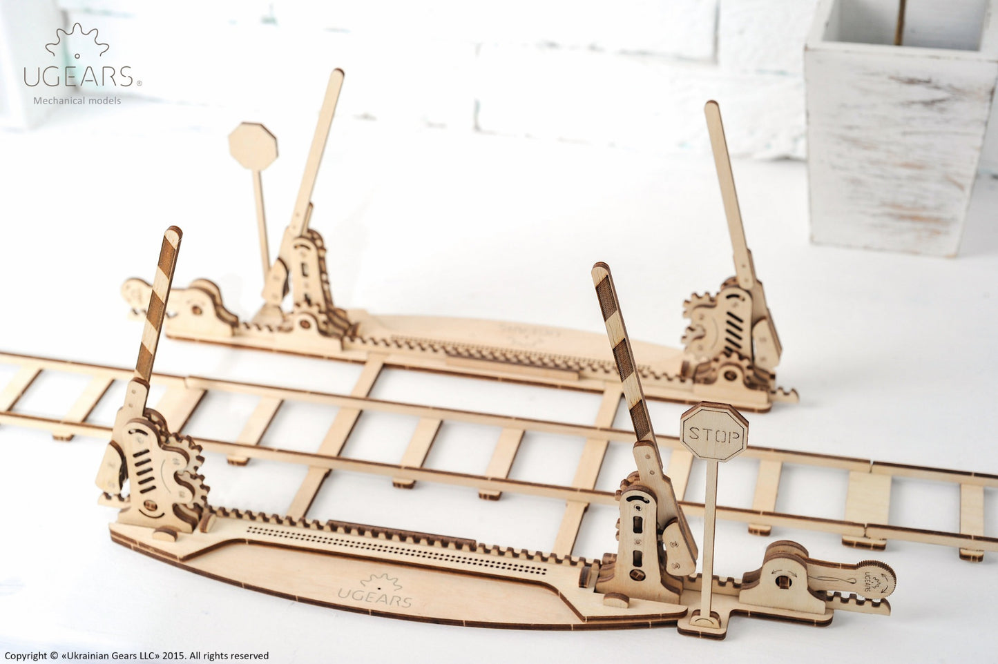 3D Palapeli - 200 palaa - Set of Rails with Crossing - 3Dpalapelit.com