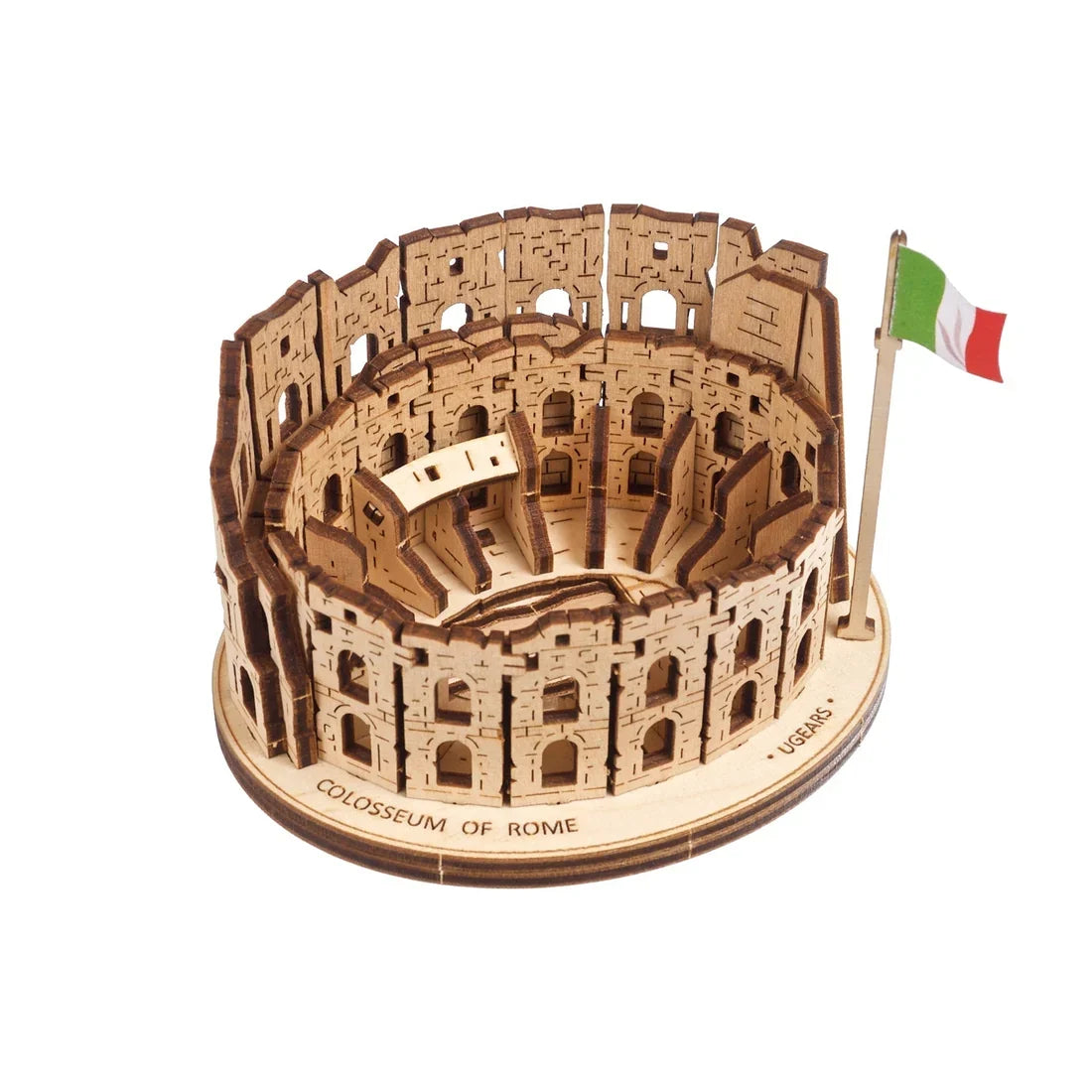 Ugears Rome Colosseum – Rooman Colosseum – puinen 3D-palapeli, 63 osaa