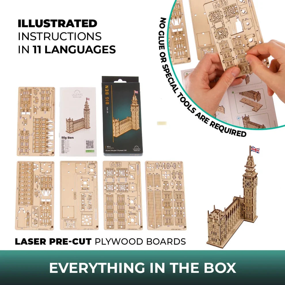 Ugears Big Ben – kuva 6