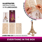 Ugears Paris Tower – Pariisin Eiffel-torni – kuva 6