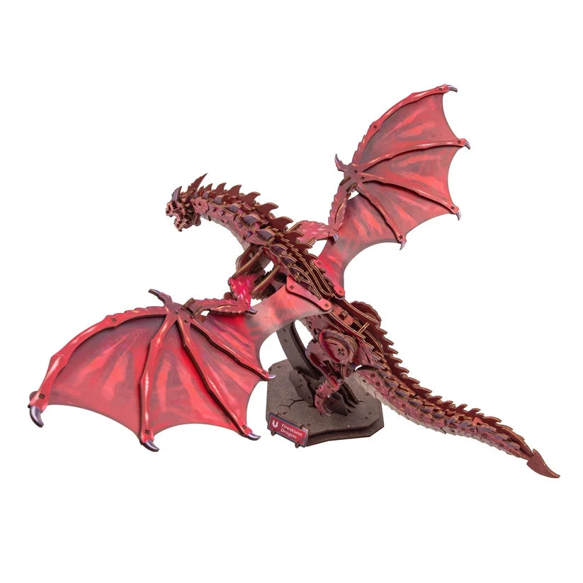 Ugears Firestorm Dragon – lohikäärme – kuva 4