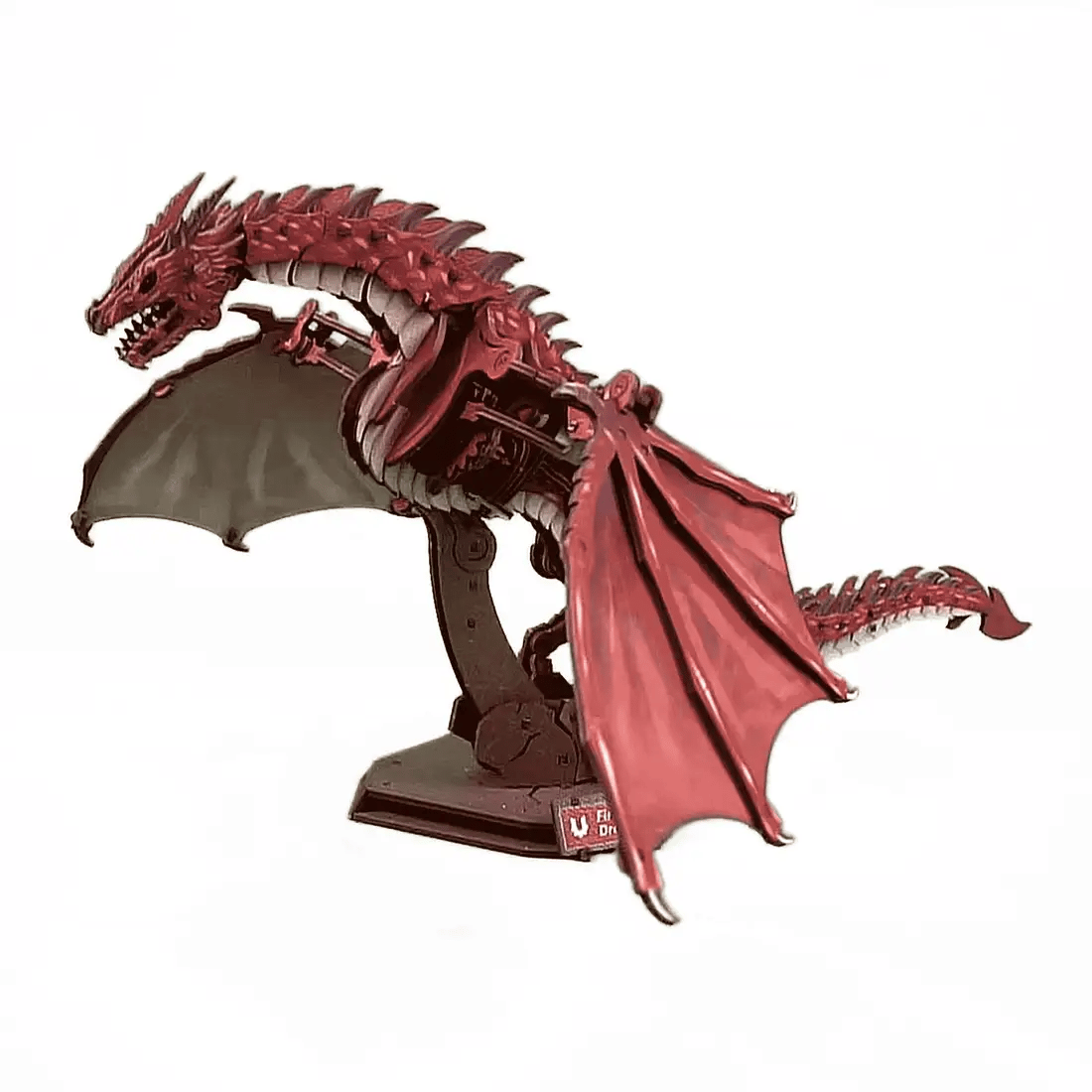 Ugears Firestorm Dragon – lohikäärme – puinen 3D-palapeli, 270 osaa