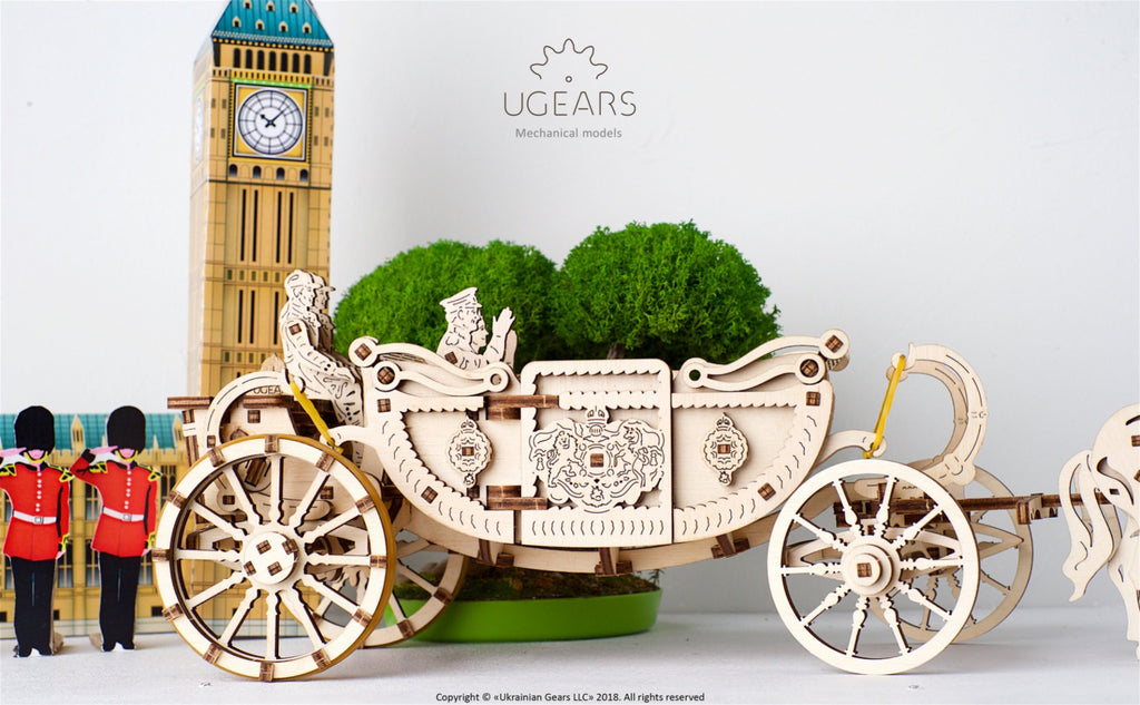 3D Palapeli - 290 palaa - Royal Сarriage - 3Dpalapelit.com