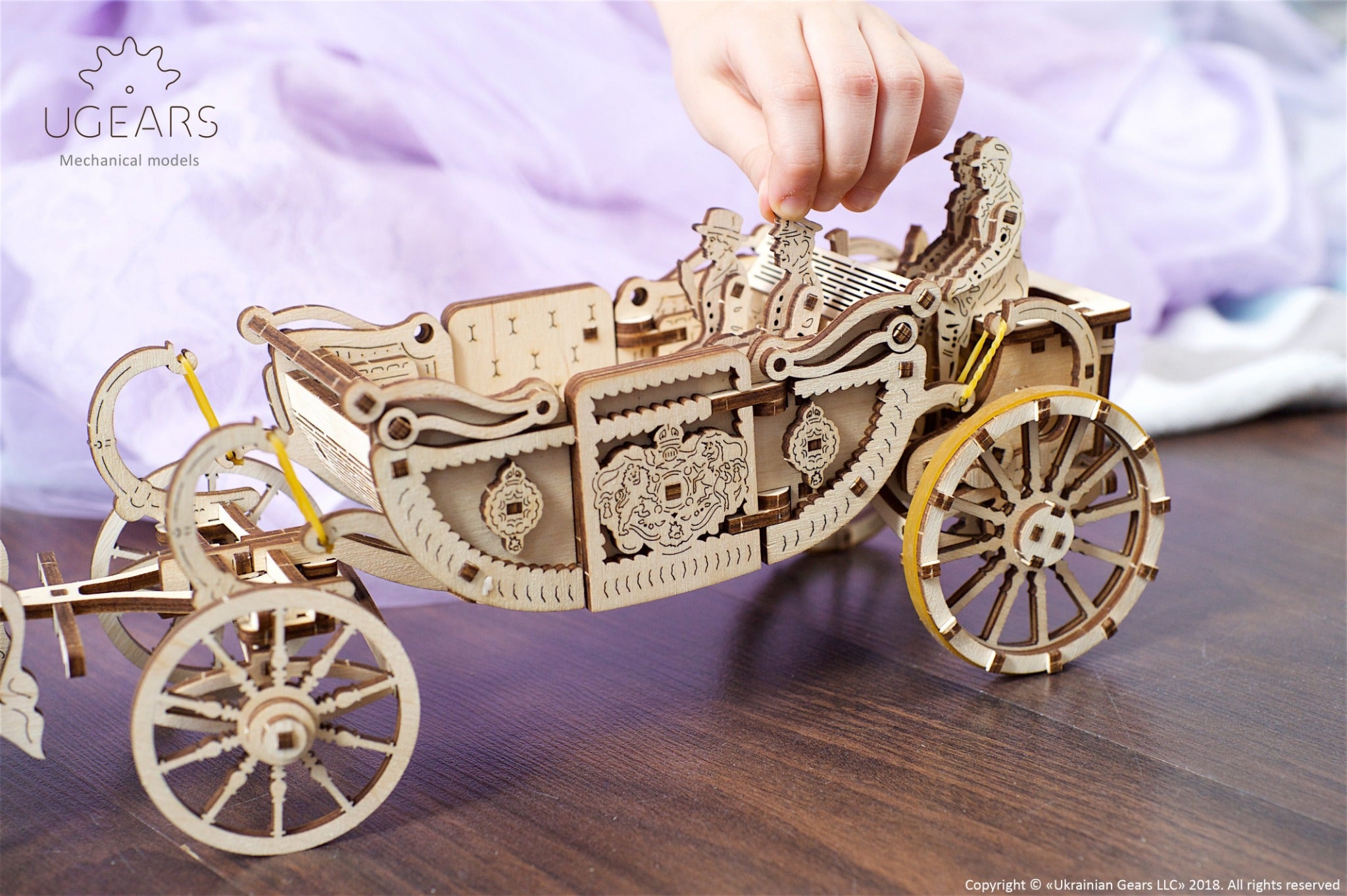 3D Palapeli - 290 palaa - Royal Сarriage - 3Dpalapelit.com