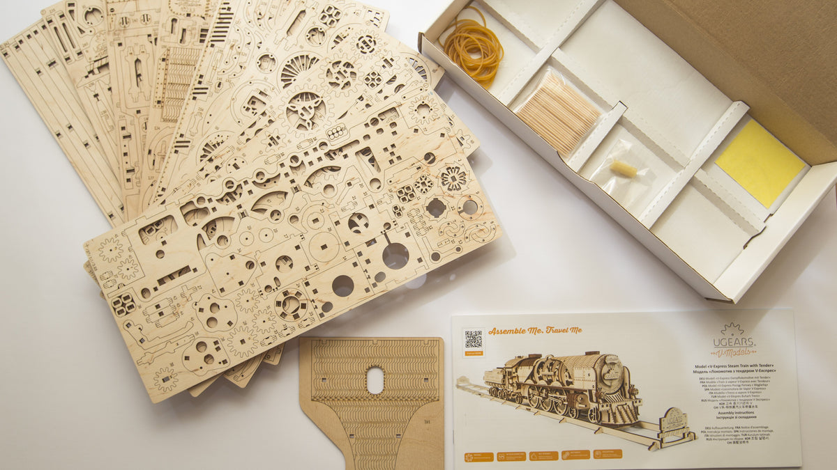 3D palapeli - Express Höyryjuna kiskoilla