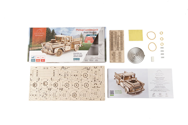3D palapeli - Pickup Lumberjack