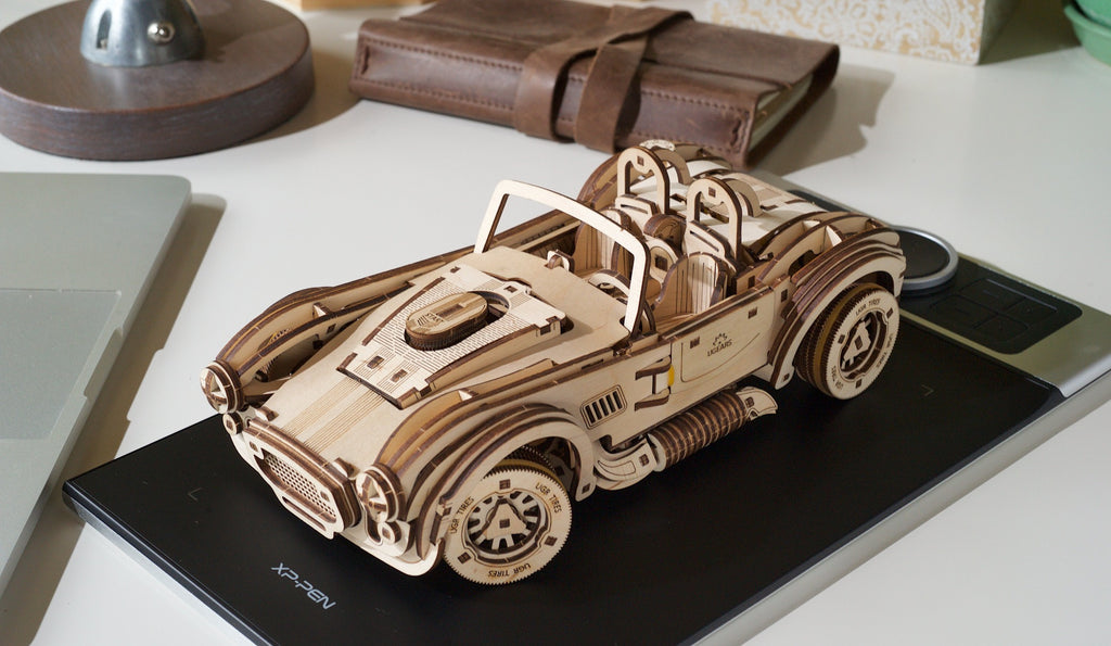 3D palapeli - Drift Cobra Racing Car