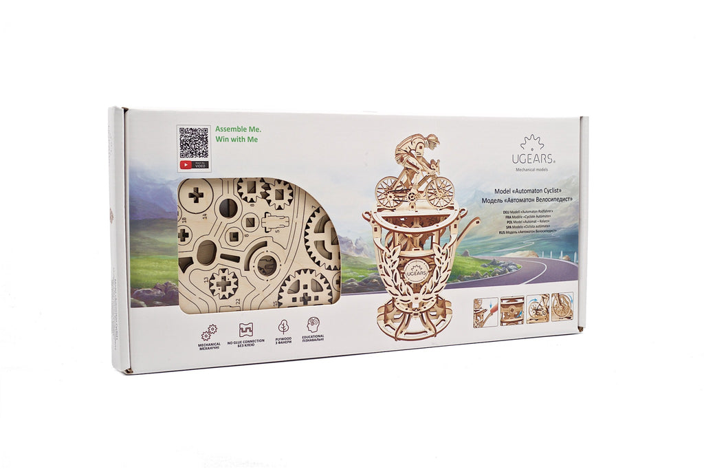 3D Palapeli - 189 palaa - Automaton Cyclist - 3Dpalapelit.com