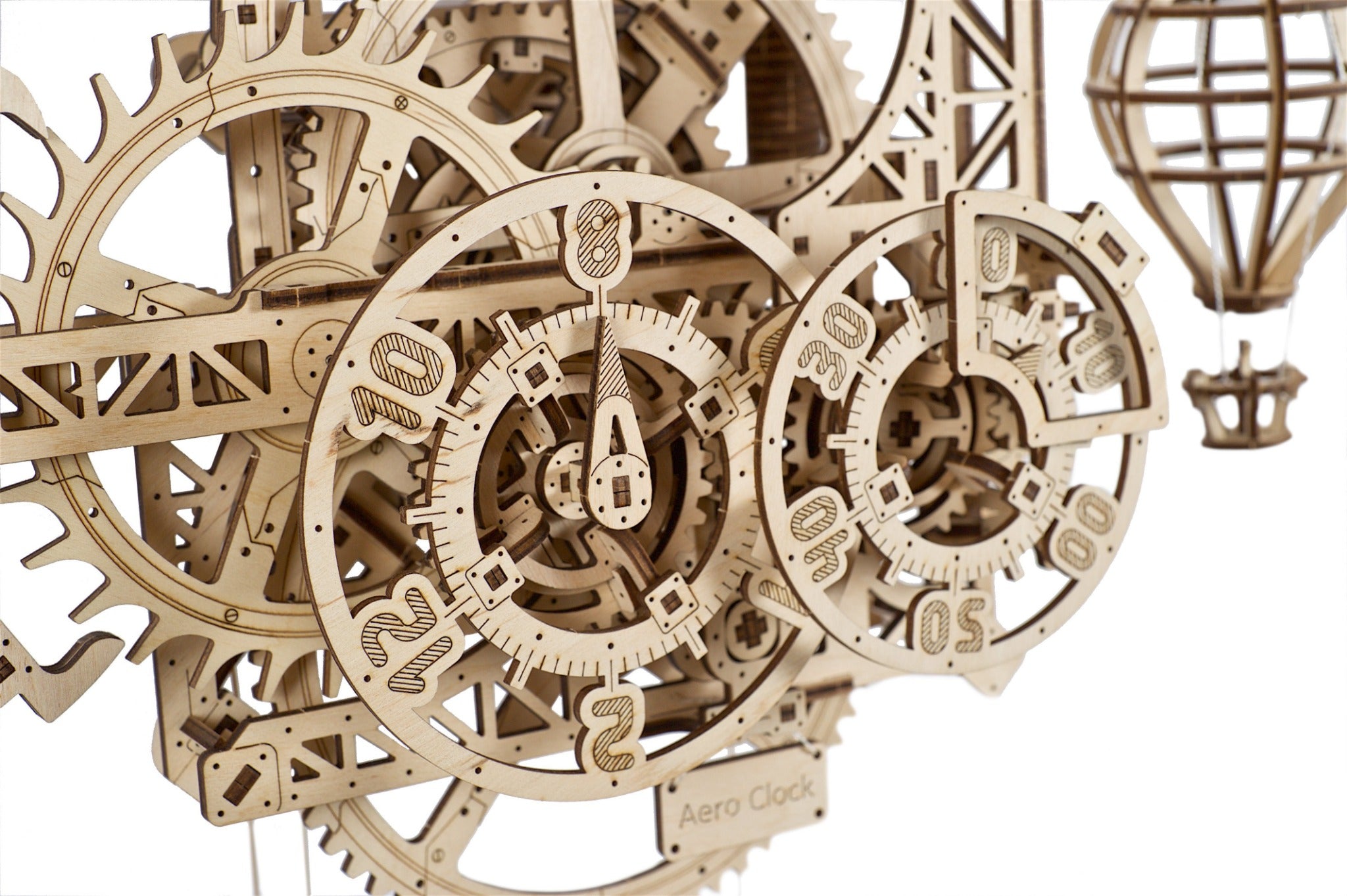 3D Palapeli - 320 palaa - Aero Clock. Wall Clock with Pendulum - 3Dpalapelit.com