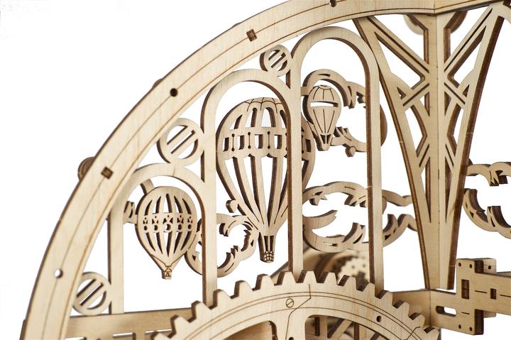 3D Palapeli - 320 palaa - Aero Clock. Wall Clock with Pendulum - 3Dpalapelit.com