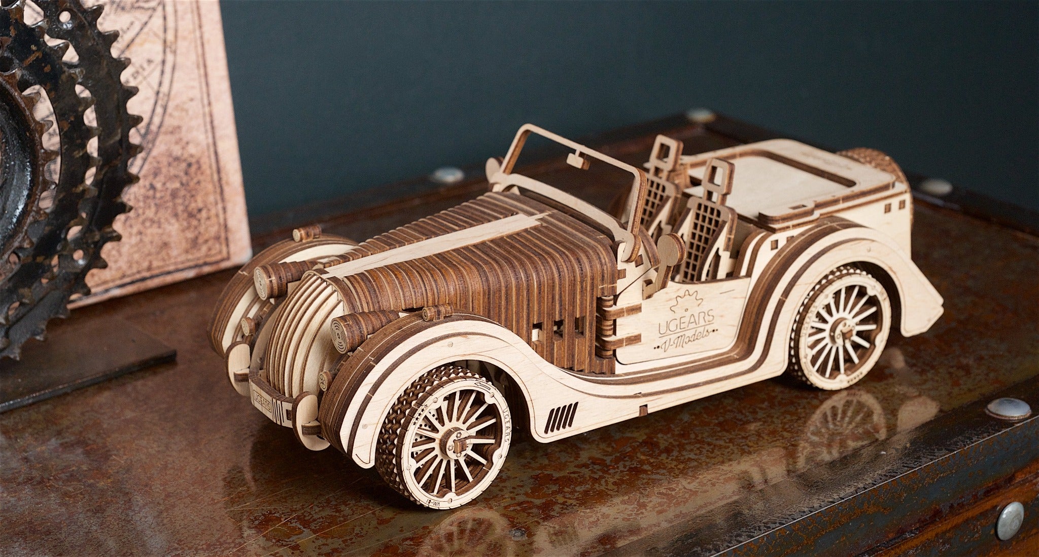3D Palapeli - 437 palaa - Roadster VM-01 - 3Dpalapelit.com