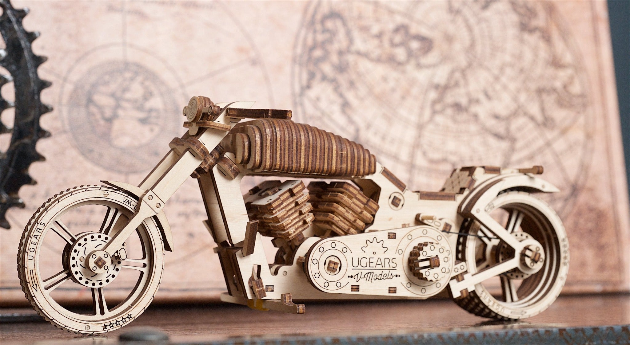 3D Palapeli - 189 palaa - Bike VM-02 - 3Dpalapelit.com