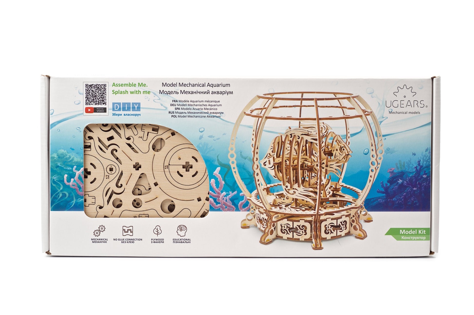 3D Palapeli - 325 palaa - Mechanical Aquarium - 3Dpalapelit.com