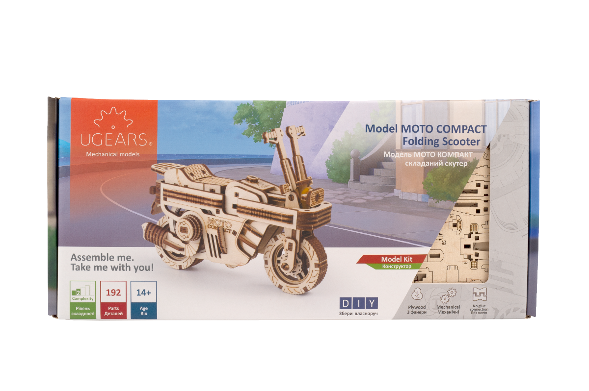 3D palapeli - Moto Compact Taittopyöräskootteri