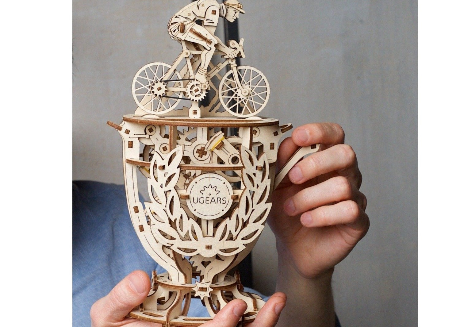 3D Palapeli - 189 palaa - Automaton Cyclist - 3Dpalapelit.com
