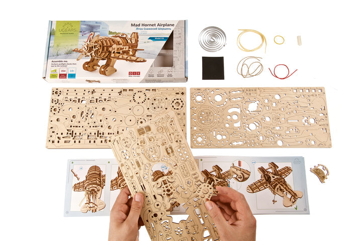 3D palapeli - Mad hornet airplane