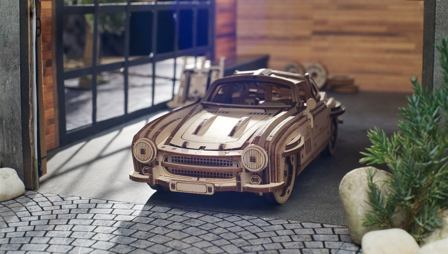3D palapeli - Siivekäs Coupe Urheiluauto