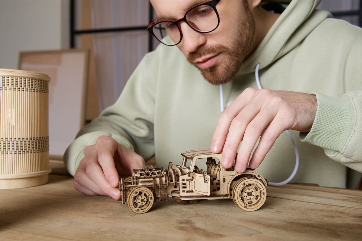 3D palapeli - Hot Rod Furious Mouse