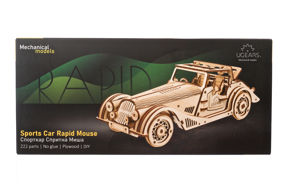 3D palapeli - Urheiluauto Rapid Mouse