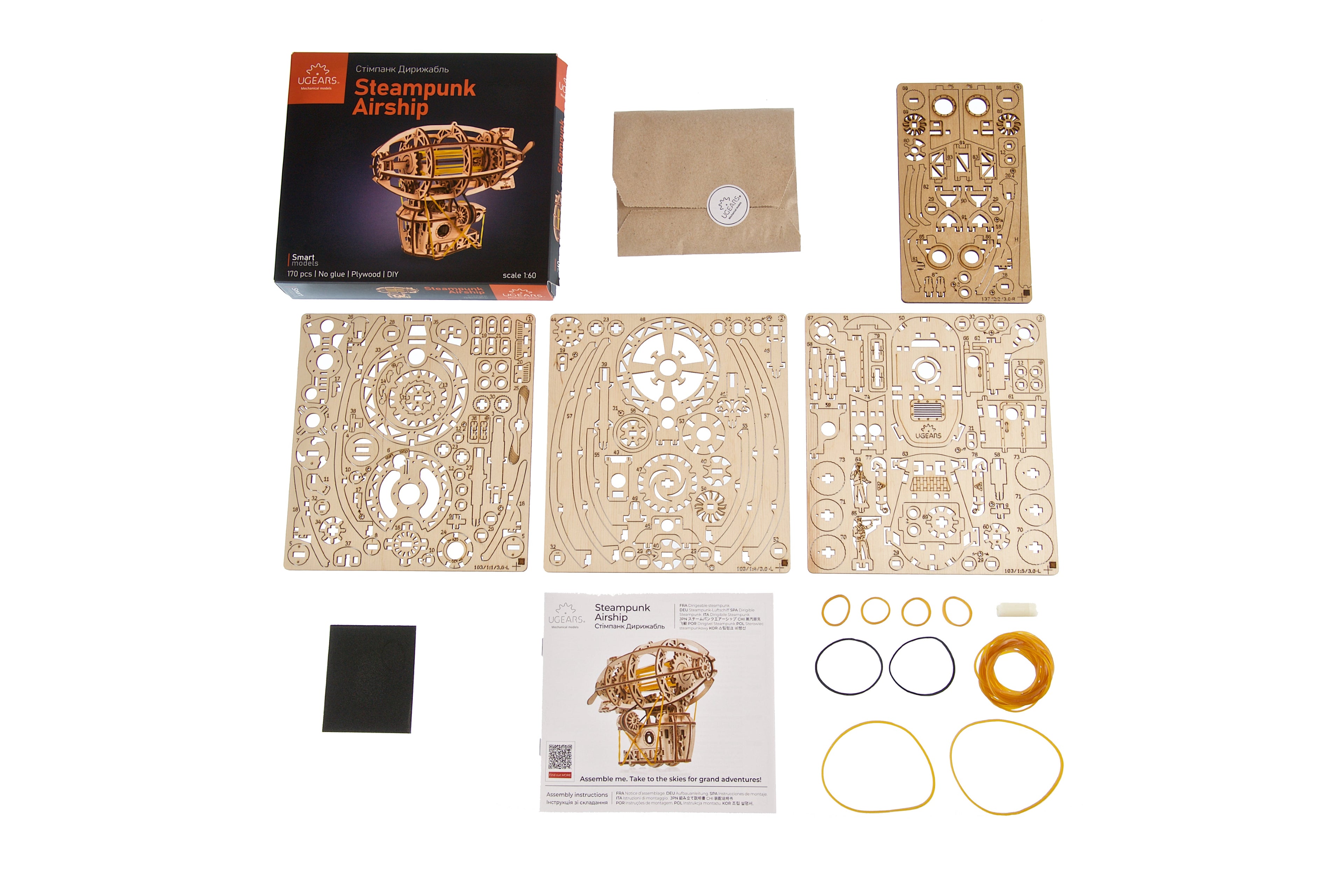 3D palapeli - Steampunk Ilmalaiva