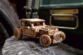 Ugears Hot Rod Furious Mouse -kilpa-auto – puinen 3D-palapeli