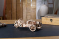 Ugears UGR-S-kolmipyörä – puinen 3D-palapeli