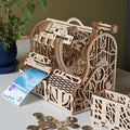 Ugears Cash Register -kassakone – puinen 3D-palapeli, 405 osaa