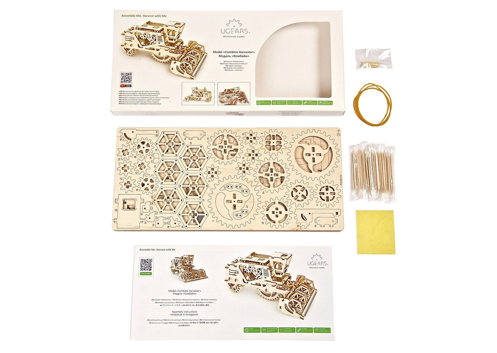 3D Palapeli - 154 palaa - Leikkuupuimuri - 3Dpalapelit.com