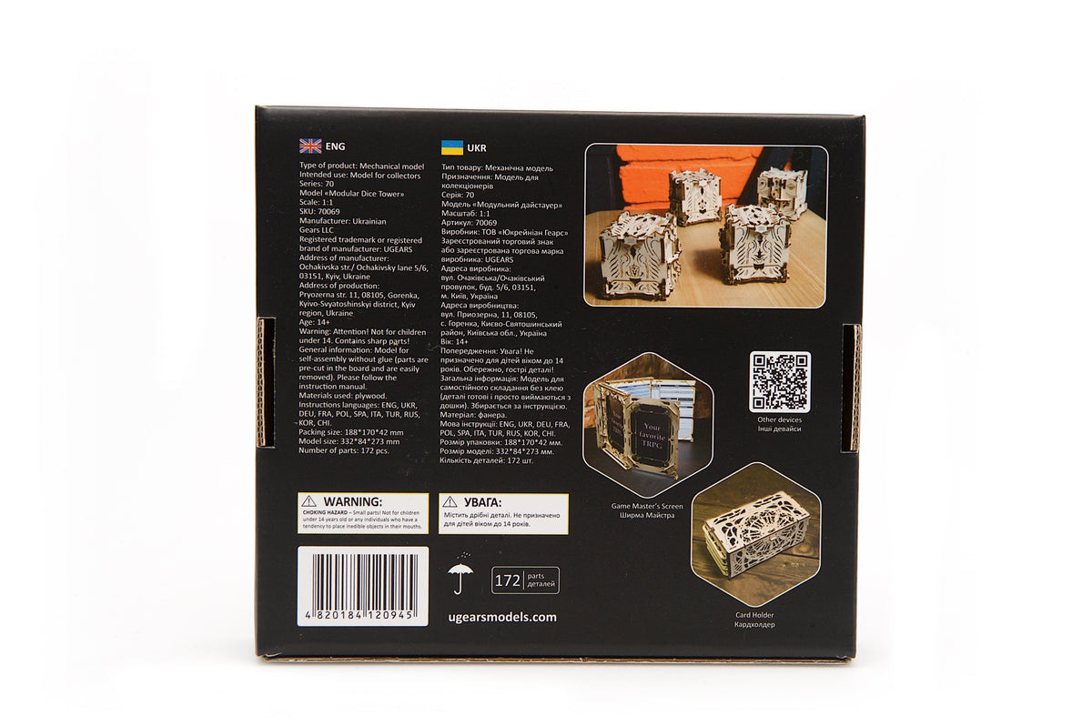 3D palapeli - Moduulinen noppatorni