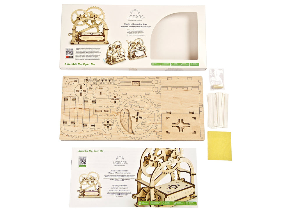 3D Palapeli - 61 palaa - Mechanical Box - 3Dpalapelit.com