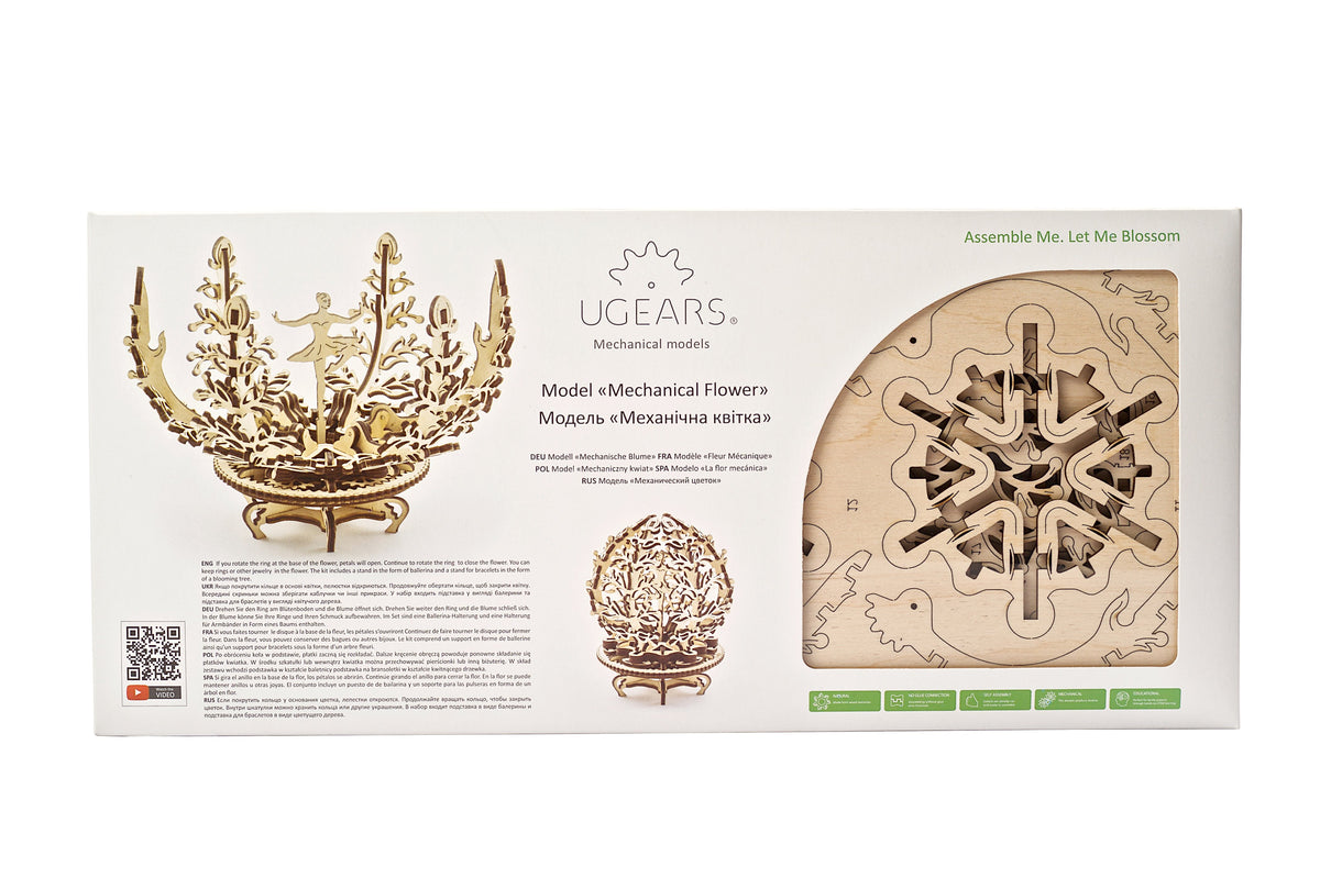 3D palapeli - Mekaaninen kukka