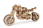 3D Palapeli - 380 palaa - Scrambler UGR-10 Motor Bike with Sidecar - 3Dpalapelit.com