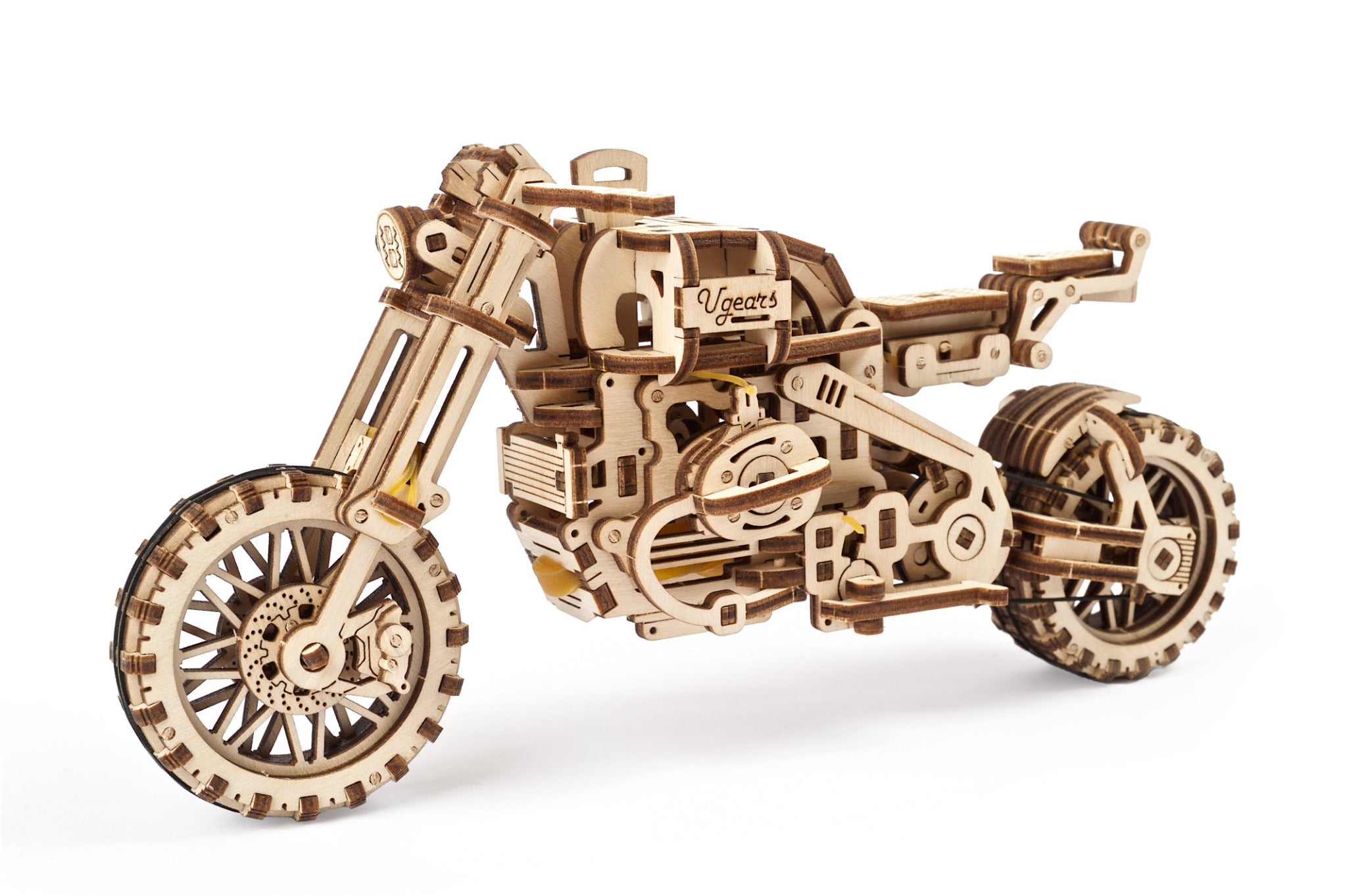 3D Palapeli - 380 palaa - Scrambler UGR-10 Motor Bike with Sidecar - 3Dpalapelit.com