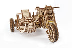 3D Palapeli - 380 palaa - Scrambler UGR-10 Motor Bike with Sidecar - 3Dpalapelit.com