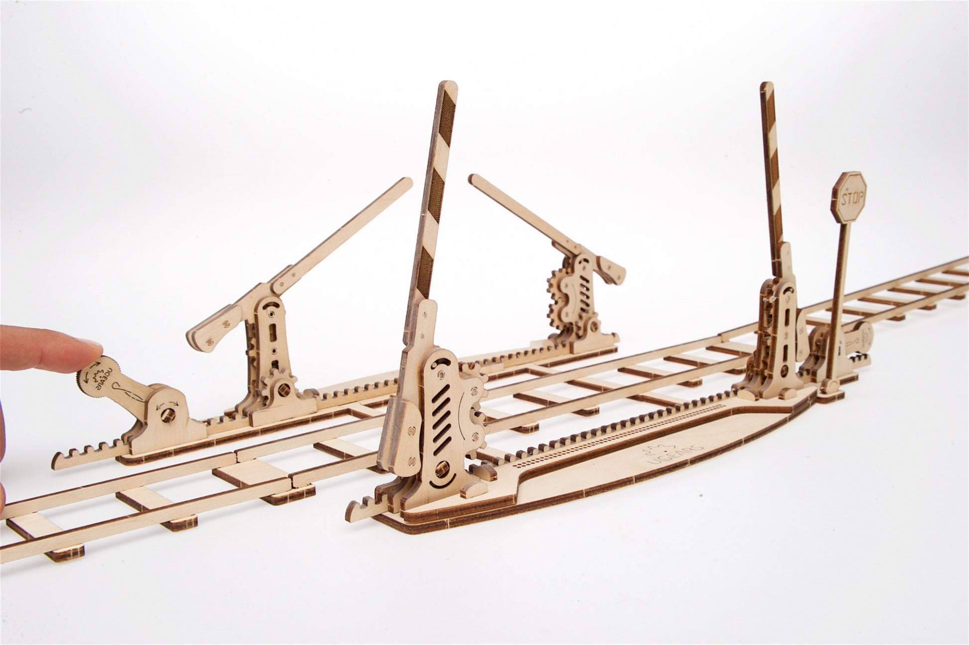 3D Palapeli - 200 palaa - Set of Rails with Crossing - 3Dpalapelit.com