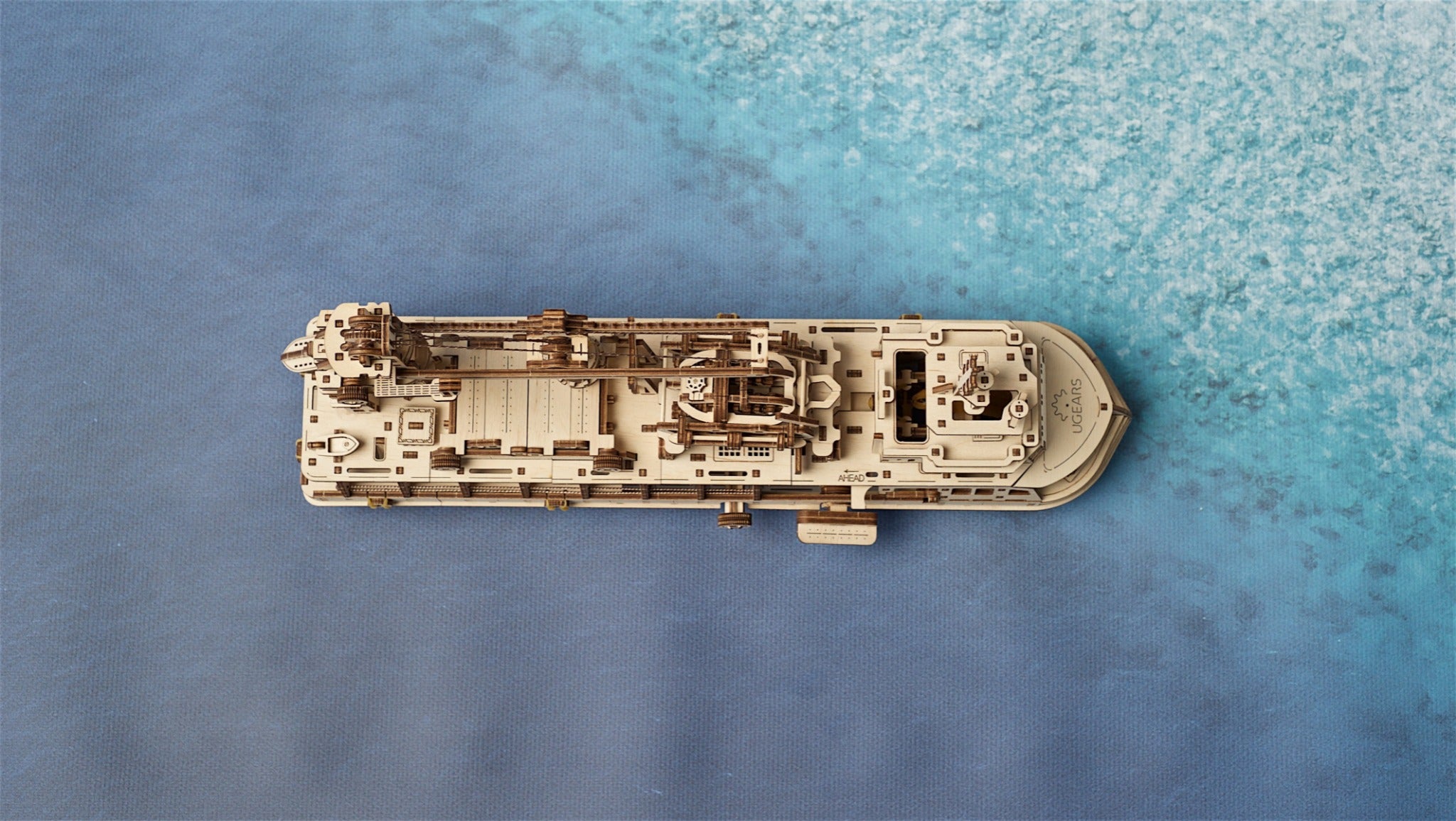 3D Palapeli - 575 palaa - Research Vessel - 3Dpalapelit.com