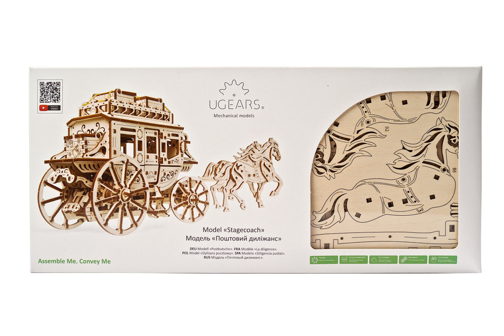 3D Palapeli - 248 palaa - Stagecoach - 3Dpalapelit.com