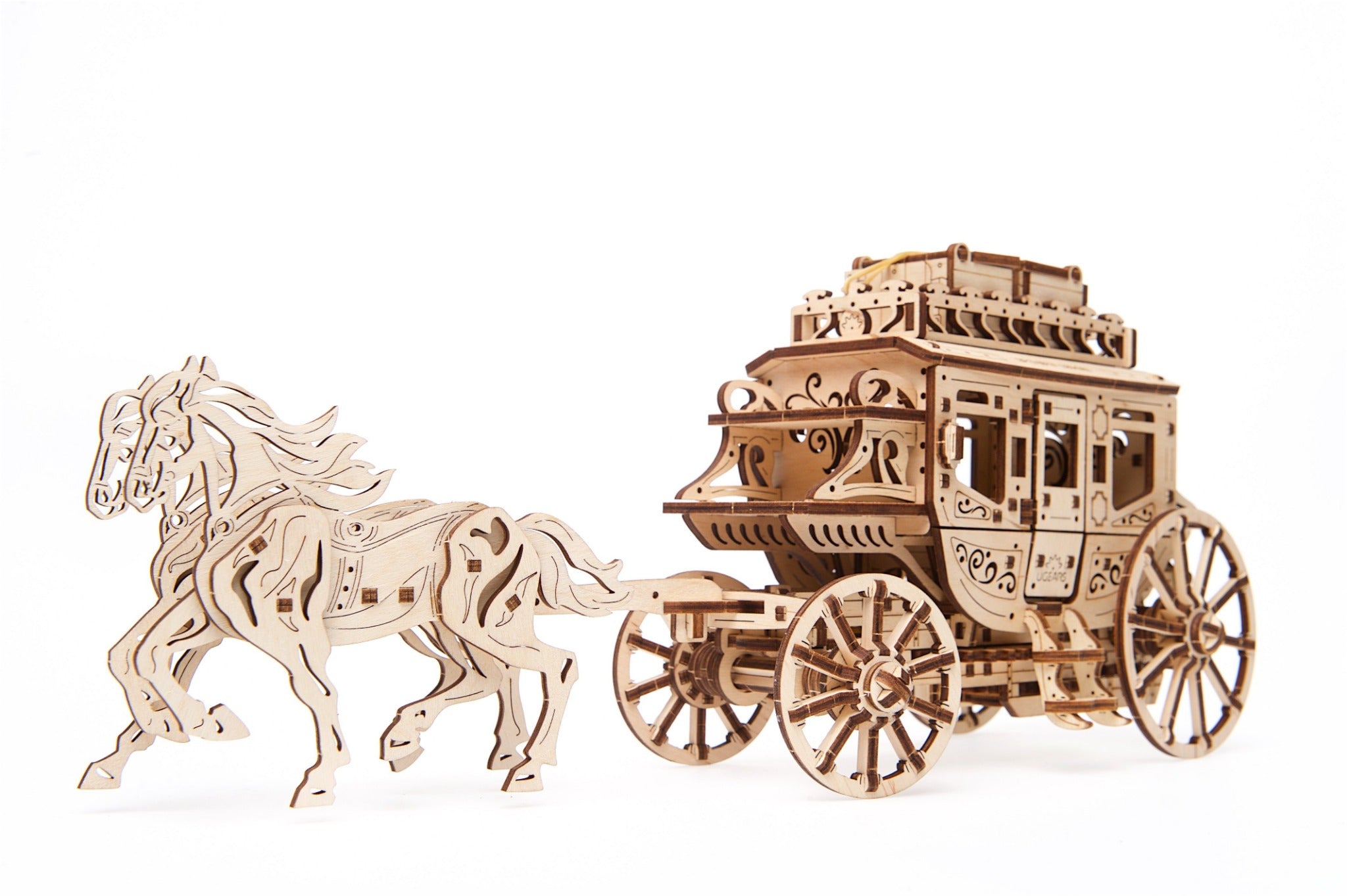 3D Palapeli - 248 palaa - Stagecoach - 3Dpalapelit.com