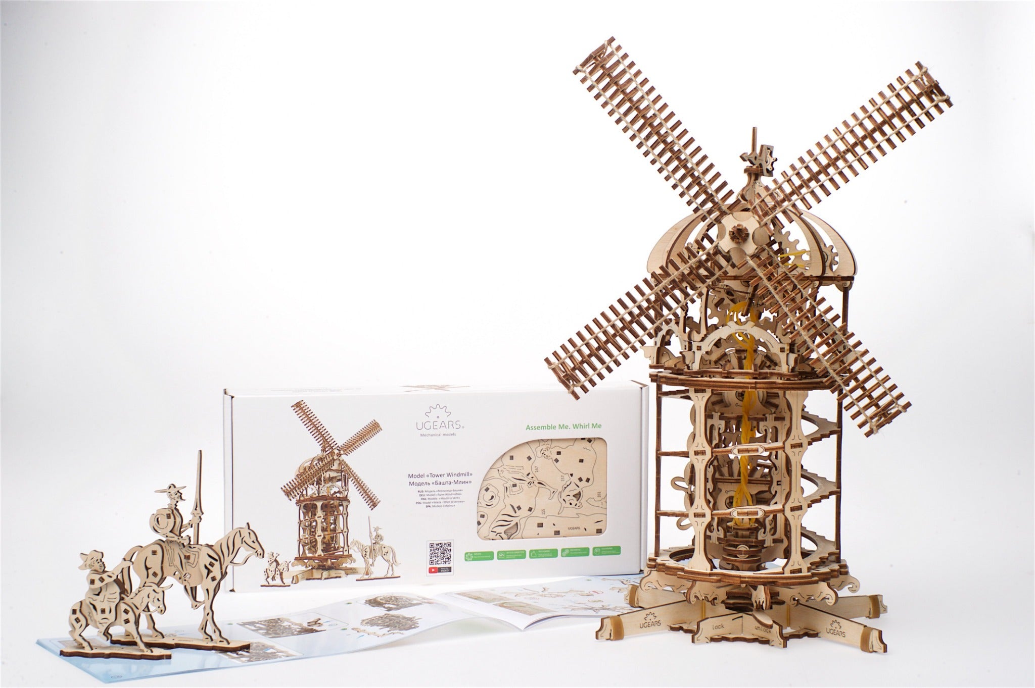 3D Palapeli - 585 palaa - Tower Windmill - 3Dpalapelit.com