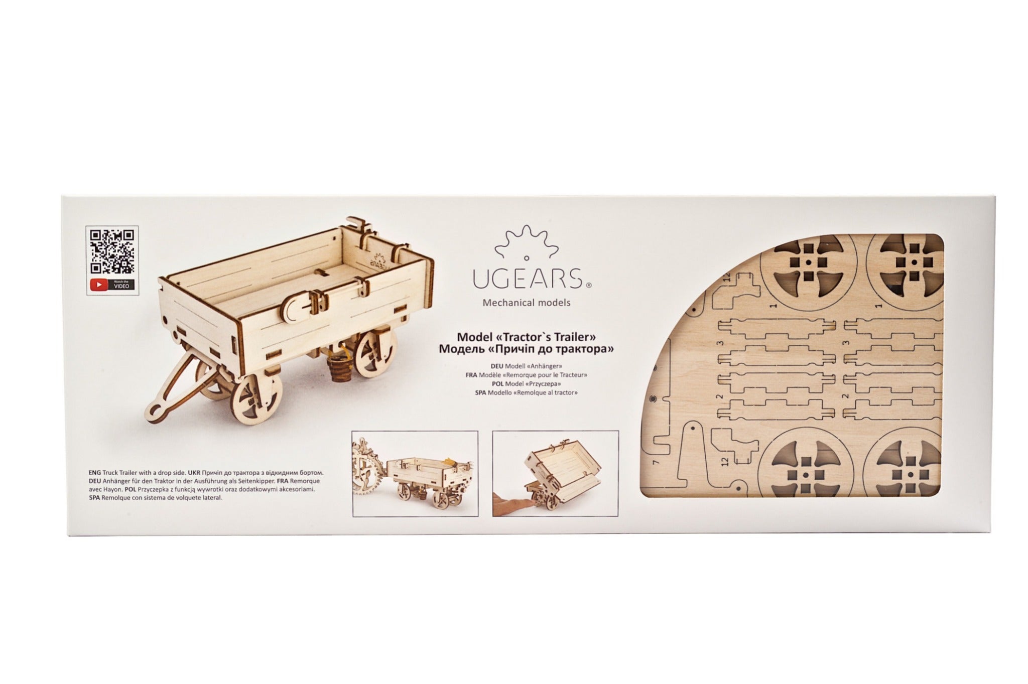 3D Palapeli - 68 palaa - Tractor’s Trailer - 3Dpalapelit.com